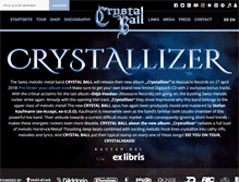Tablet Screenshot of crystal-ball.ch